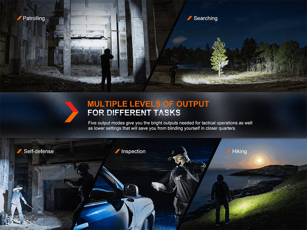 Fenix PD36R Pro 2800lm 380m Rechargeable Flashlight Senter LED Bundle Fenix MINI-LITE <b>Special offer bundle package Fenix PD36R Pro dengan Fenix MINI-LITE</b> Senter Fenix PD36R Pro adalah senter isi ulang berkinerja tinggi yang pasti akan mengejutkan anda. Dilengkapi dengan LED Luminus SFT70, senter ini menawarkan performa luar biasa dengan menghasilkan hingga 2800 lumens dan jarak jangkau 380 meter, semuanya dengan baterai 5000 mAh yang disertakan. Baterai berkapasitas tinggi ini dapat diisi ulang dengan mudah melalui port USB-C pada senter. Pengoperasian senter LED yang kuat ini sangat mudah dengan sakelar ekor ganda untuk nyala/mati sesaat, kemampuan untuk mengganti lima mode penerangan, dan aktivasi strobe instan. Selain itu, anda selalu dapat melihat status daya baterai dengan indikator level baterai eksternal. Daya dan waktu operasional yang terkandung dalam senter ini tidak tertandingi untuk ukurannya yang dapat digenggam. Dengan peringkat IP68, senter ini tahan debu dan air, menjadikannya alat penerangan serbaguna yang sempurna bagi mereka yang membutuhkan kecerahan maksimum dan waktu operasional yang lama.