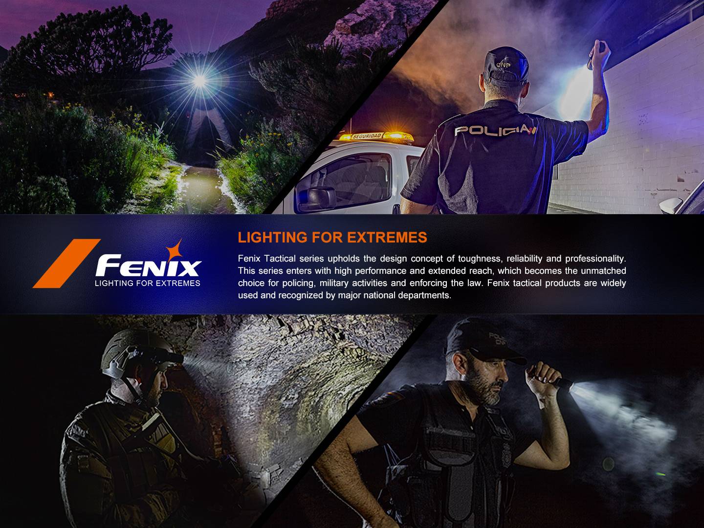 Fenix TK17 3600lm 330m Dual Switch Tactical Flashlight Senter LED Fenix TK17 adalah senter taktis serbaguna dengan sakelar ganda untuk strobe instan serta burst instan. Senter ini menawarkan keluaran maksimum 3600 lumens (burst mode) dan dapat bekerja hingga 60 jam dengan baterai 6000mAh USB-C yang dapat diisi ulang dan juga dapat digunakan untuk mengisi daya perangkat lain. Indikator level baterai yang didesain baru memberikan pembaruan waktu nyata tentang status baterai anda. Dengan ukuran yang ringkas dan kekuatan cahaya yang mengesankan, Fenix TK17 direkomendasikan untuk kebutuhan taktis, penegakan hukum, dan misi SAR.