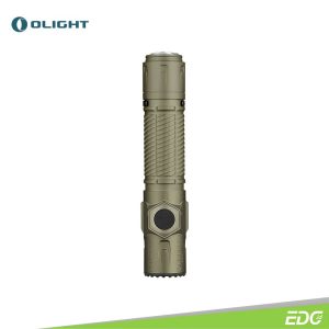 Olight Warrior Ultra Olive Green 2500lm 320m Rechargeable Tactical Flashlight Senter LED OAL <p data-pm-slice="1 1 []">Olight Warrior Ultra menonjol dengan konstruksibodi berbahan O-aluminium premium, memastikan daya tahan dan ketahanan aus yang luar biasa. Dengan keluaran output 2500 lumens yang mengesankan dan 26000 candelas dalam mode Turbo, senter ini menerangi jarak hingga 320 meter.Ditenagai oleh baterai lithium-ion 21700 berkapasitas tinggi 5000mAh, menawarkan masa pakai yang luar biasa hingga 55 hari dalam mode Moonlight. Didesain untuk penggunaan taktis, senter ini dilengkapi bezel bergerigi untuk pertahanan diri, sakelar besar yang ramah sarung tangan untuk pengoperasian yang mudah, dan sakelar ekor bertekstur untuk pegangan yang aman dan nyaman. Sensor kedekatan bawaan secara otomatis meredupkan cahaya saat dekat dengan objek, mencegah panas berlebih atau kerusakan.Baik untuk misi taktis maupun petualangan luar ruangan, Olight Warrior Ultra memberikan kekuatan, daya tahan, dan desain intuitif yang tak tertandingi untuk memenuhi ekspektasi.</p>