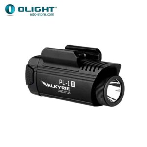 OLIGHT PL-1 II Valkyrie CREE XP-L 450lm PL Lights Olight PL-1 II Valkyrie adalah versi heavy duty yang ditingkatkan dari PL-1 aslinya. Senter ini menggunakan baterai CR123A tunggal untuk menawarkan output maksimum 450 lumen. PL-1 II dilengkapi dengan sebuah mount rel berukuran MIL-STD-1913 atau GL sized rail dan perkakas untuk menggantinya dengan mudah di lapangan. PL-1 II menggunakan satu LED dan menggunakan sistem pemasangan cepat. Kami telah menyederhanakan operasi PL-1 agar lebih praktis untuk digunakan dalam situasi penting. Kami menganggap keselamatan pengguna sangatlah penting dan setelah setahun penuh pengujian, kami yakin PL-1 II Valkyrie siap untuk digunakan di lapangan.