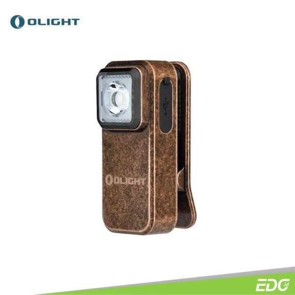 Olight Oclip Cu  300lm Rechargeable Flashlight Senter Mini LED