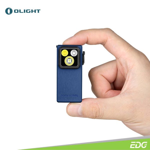 Olight Oclip Ultra Navy Blue 530lm Rechargeable Senter Mini LED Flashlight OAL Floodlight + Spotlight + UV LED - Image 7