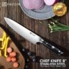 edc.id pisau dapur paudin D1 kitchen chef knife