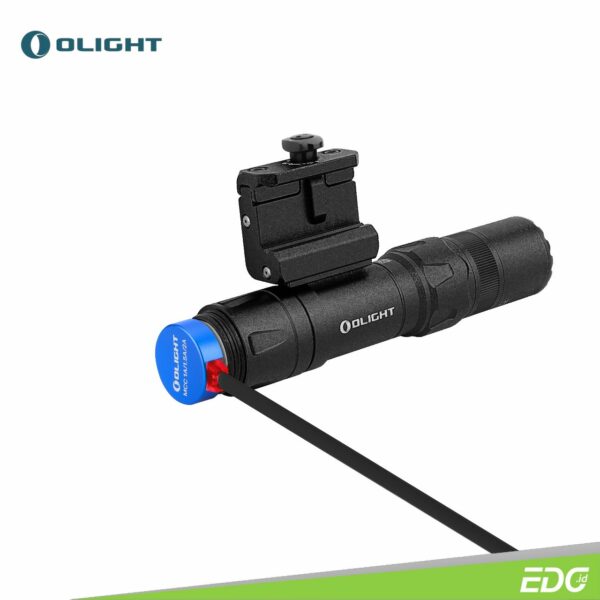 Olight Odin GL Mini 1000lm 180m Tactical Light WML Weaponlight Rechargeable Olight Odin GL Mini is a compact white light and GL beam combo for Picatinny rails. The white light delivers up to 1,000 lumens and  a beam distance of 180 meters, while the GL beam is clearly visible even during the day. By twisting the selector ring on the light’s  head, you can select white light only, GL beam only, or both combined. Powered by a 2040mAh 18500 battery, it runs up to 3 hours  and 35 minutes on low mode. The Picatinny rail mount makes it quick to install/release. The dual-button lockable remote switch  allows for direct access to high or low output while the flashlight is mounted. The Odin GL Mini inherits many of the great features  of our popular Odin series including the vibration battery indicator, silent tail switch, and USB magnetic charging cable. Get the  compact white light/GL beam combo on your setups having Picatinny rails.