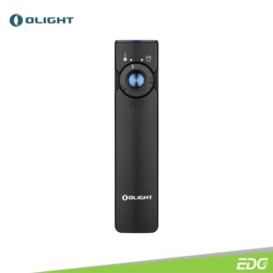 Olight Arkfeld Black 1000lm 101m CW + Green Laser Pointer Flashlight Senter LED Rechargeable Olight Arkfeld CW (Cool White 5700 – 6700K) is the first dual light source and portable EDC Flashlight at Olight. 5 brightness levels as well as a memory function that allow you to select what you like with one single click. An amazing max 1,000 lumens output is able to light up  every corner you can see. The green laser, a good helper when making a presentation or amusing your pets, is featured in the  flashlight as well. The creative switch design (Central Button & Selector) is both practical and beautiful. Besides, the magnetic  charging cable enables you to have it charged automatically. Last but not least, the flashlight is flat and features a clip, so it is easy  to carry (3.07oz in weight and 0.59in in thickness)—It can be clamped onto your pockets and shirts even without noticing its  existence. With great design plus multiple lighting functions, Arkfeld can be a second-to-none choice for EDC flashlight.