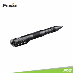 Fenix T6 Black 80lm 18m Tactical Penlight Rechargeable Flashlight Senter LED Fenix ​​​​T6 Tactical Penlight Black adalah pena taktis pertahanan diri yang multifungsi, dapat juga digunakan sebagai senter penerangan, alat untuk memecahkan kaca, dan menulis. Kecerahan output maksimumnya mencapai 80 lumens, dan sudah mendukung pengisian daya Tipe-C. Pena tangguh ini memiliki ceramic bead yang dapat memecahkan kaca dan membantu menyelamatkan diri dari keadaan emergency. Di dalam setiap pena terdapat kartrid pena Schmidt untuk pengalaman penulisan yang mulus dan mudah. Seperti yang Anda harapkan, pena alat tulis yang kokoh dan berkinerja tinggi dan tangguh ini, memberi anda keuntungan pada situasi taktis, maupun dalam situasi darurat.