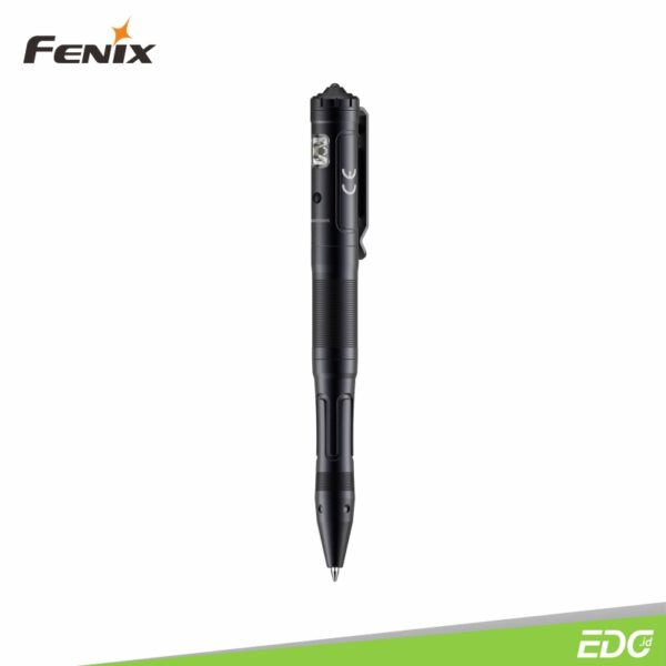 Fenix T6 Black 80lm 18m Tactical Penlight Rechargeable Flashlight Senter LED Fenix ​​​​T6 Tactical Penlight Black adalah pena taktis pertahanan diri yang multifungsi, dapat juga digunakan sebagai senter penerangan, alat untuk memecahkan kaca, dan menulis. Kecerahan output maksimumnya mencapai 80 lumens, dan sudah mendukung pengisian daya Tipe-C. Pena tangguh ini memiliki ceramic bead yang dapat memecahkan kaca dan membantu menyelamatkan diri dari keadaan emergency. Di dalam setiap pena terdapat kartrid pena Schmidt untuk pengalaman penulisan yang mulus dan mudah. Seperti yang Anda harapkan, pena alat tulis yang kokoh dan berkinerja tinggi dan tangguh ini, memberi anda keuntungan pada situasi taktis, maupun dalam situasi darurat.