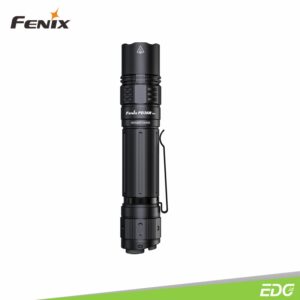 Fenix PD36R Pro 2800lm 380m Rechargeable Flashlight Senter LED Fenix ​​PD36R Pro adalah senter isi ulang berkinerja tinggi untuk para professional. Dilengkapi dengan Luminus SFT70 LED, senter ini memiliki kinerja yang luar biasa dengan memberikan maksimum 2800 lumens, jarak pancaran cahaya hingga 380 meter yang mengesankan, menggunakan baterai kapasitas besar 5000 mAh yang sudah disertakan. Baterai dapat diisi ulang dengan mudah melalui port USB-C pada unit senter. Anda dapat mengoperasikan senter Fenix PD36R Pro dengan sakelar ekor ganda untuk momentary on/off, melakukan pilihan lima mode output pencahayaan, dan aktivasi strobe secara instan. Selain itu, anda akan selalu dapat melihat status pengisian baterai secara sekilas dengan indikator level baterai eksternal. Jumlah daya dan runtime yang dikemas ke dalam senter ini tidak tertandingi untuk ukurannya. Tahan debu dan tahan air dengan peringkat IP68, senter ini adalah alat penerangan serba guna yang sempurna bagi professional yang membutuhkan output maksimum dan waktu pengoperasian yang lama.