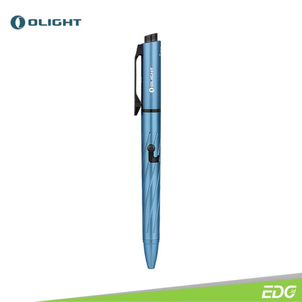 Olight Open Pro Lake Blue + Green Laser Pointer 120lm Rechargeable Senter Penlight LED The Open Pro is an EDC pen with both an LED light and a green pointer beam. It can be separated or used either as a pen or a flashlight. The pen body is longer and slimmer than the Open 2 for a more comfortable grip, while the LED light (5 to 120 lumens) is moved onto the pocket clip so that the light won’t be blocked when clipped to a pocket. At the tail of the LED part is also a green pointer, which is accurate for pointing and marking. The L-type bolt controls the pen tip, LED light, and green pointer. The built-in rechargeable lithium polymer battery, popular USB-C interface and simple charging indicator ensure worry-free charging. The Open Pro is durable and lightweight for everyday carry, adventuring, on journeys, on patrol, etc. Keep the Open Pro with you to light your instant inspiration.