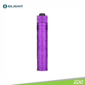 Olight i5R EOS Dragon & Phoenix Purple 350lm 64m Flashlight Senter LED Olight i5R EOS Dragon & Phoenix Purple is the rechargeable version of i5T EOS, one of our most popular tail-switch EDC flashlights. It adopts a customized 1420mAh Li-ion battery with an integrated USB Type-C interface for charging. The high-performance LED, paired with a PMMA lens, produces a soft and balanced beam up to 350 lumens. Like the i5T EOS, it features a tail switch, aerospace grade aluminum alloy body, and a two-way pocket clip. The i5R is the perfect upgrade with higher performance and a rechargeable design.