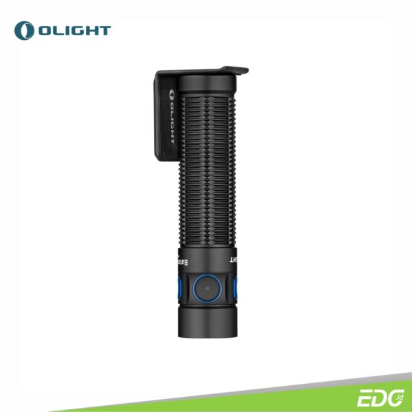 Olight Baton 3 Pro Max Black NW 2500lm Rechargeable Flashlight Senter LED Olight Baton 3 Pro Max Black NW (Neutral White 4000 – 5200K) is a compact but powerful EDC flashlight that delivers up to 2,500 lumens, ensuring you have enough light for any occasion. The optical system has been optimized, allowing the hidden proximity sensor to still protect you from potential risks of lens obstruction or accidental activation, while solving the problem of hypersensitivity. Users can disable the sensor temporarily or permanently and reenable it as desired. It also features a new way to check battery level: just quickly shake the flashlight to activate its battery indicator. The battery level is clearly shown with this simple shake and without needing to turn on the flashlight. Easily charge its included 5000mAh battery with Olight’ s signature magnetic charging cable and it will run up to 60 days. The included L-shape stand is used to store the flashlight conveniently.