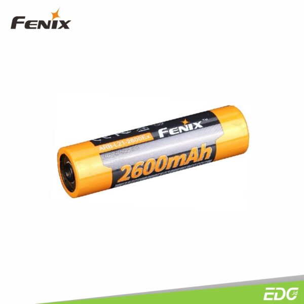 Fenix ARB-L21-2600EX Battery 21700 2600 mAh Customized Fenix ARB-L21-2600EX berkapasitas 2600 mAh, customized ex-proof lithium ion untuk penggunaan pada senter Intrinsically Safe WF30RE.