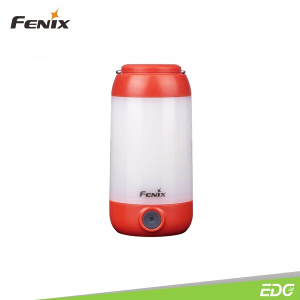 Fenix CL26R 400lm Lampu Camping Vibrant Red Fenix CL26R adalah lentera camping / berkemah isi ulang dengan kinerja tinggi. Kecerahan maksimumnya adalah 400 lumens dan waktu terpanjang mencapai 400 jam. Lentera yang ringkas dan portabel ini dapat memberikan penerangan berkemah cukup untuk 2 hingga 4 orang. Lampu camping menawarkan perlindungan IP66 dan port pengisian mikro USB. Kekuatannya berasal dari satu baterai 18650 Li-on atau dua baterai lithium CR123A. Dapat digunakan untuk penerangan di dalam tenda dan penerangan di luar tenda. Tidak diragukan lagi, Fenix CL26R akan menjadi lampu camping terbaik anda selama di dalam maupun di luar ruangan.  