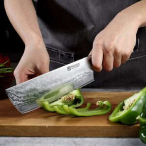 edc.id pisau dapur paudin C4 kitchen nakiri knife 67 layers VG10 Damascus steel