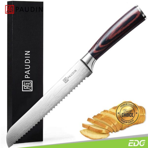 edc.id pisau dapur paudin n4 kitchen bread knife