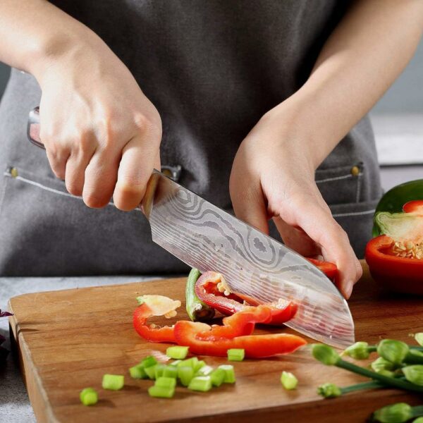 edc.id pisau dapur paudin n5 kitchen Santoku knife