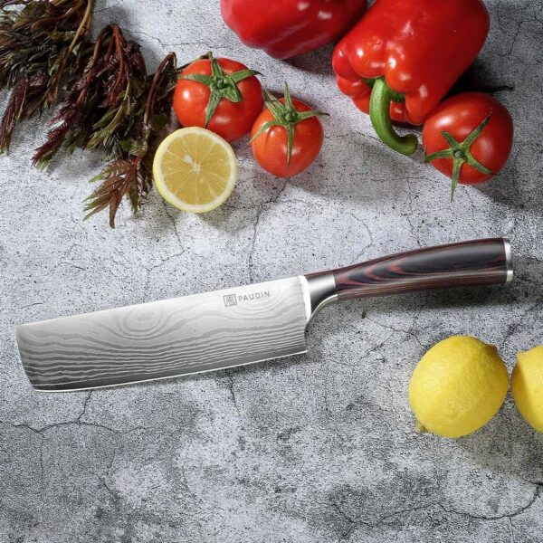 edc.id pisau dapur paudin n6 kitchen cleaver knife