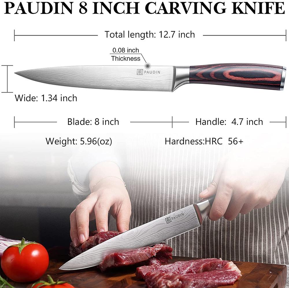 edc.id pisau dapur paudin N9 kitchen carving knife