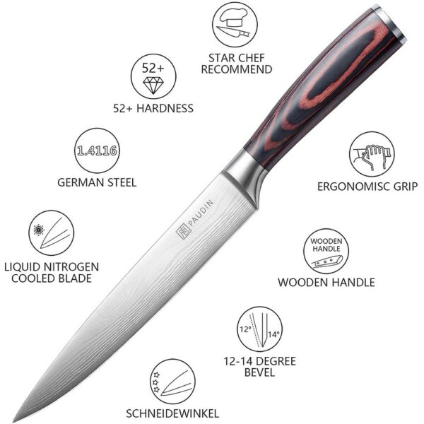 edc.id pisau dapur paudin N9 kitchen carving knife
