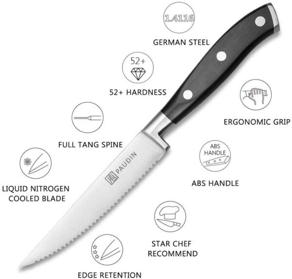 edc.id pisau steak paudin S2 kitchen steak knife