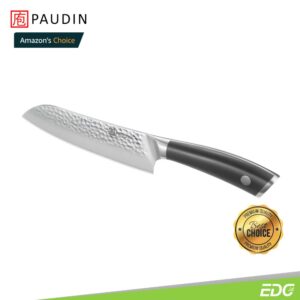 edc.id pisau dapur paudin hp3 kitchen santoku knife