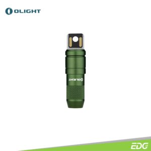 Olight imini 2 OD Green 50lm Rechargeable Senter Mini Flashlight LED Olight imini 2 powered by one 10180 fast charging lithium battery, it produces an impressive output of 50 lumens and can be directly charged using the integrated USB plug on the magnetic cap. To activate the light, just pop it off the cap. The magnetic base allows you to attach the light to iron surfaces for hands-free use. Quick, convenient, and stylish, the imini 2 is the ideal choice for your EDC use.