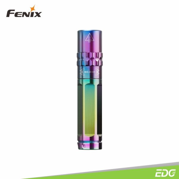 Fenix SILVGLOW Colorblast 100lm 54m Limited Edition Stainless Steel EDC Flashlight Senter Mini LED AAA Battery - Image 5