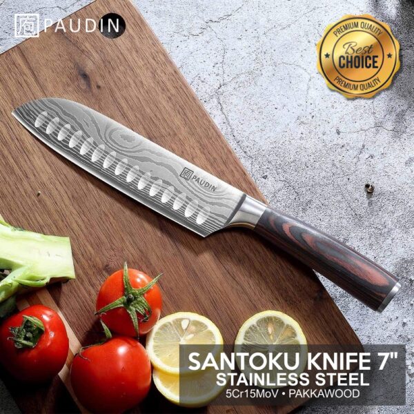 edc.id pisau dapur paudin n5 kitchen Santoku knife