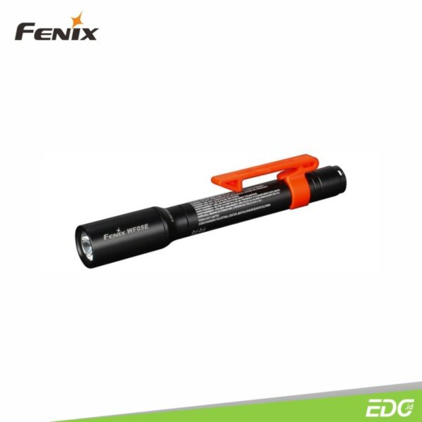 Fenix WF05E 85lm Intrinsically Safe Senter LED ATEX Explosion Proof Fenix WF05E adalah senter intrinsically safe explosion-proof, ditujukan untuk semua area yang berisiko meledak, tidak termasuk ranjau bawah tanah. Itu telah lulus tes yang diperlukan dan disertifikasi oleh IECEx, ATEX dan CSA. Dengan demikian produk ini dapat digunakan dengan aman di Zona 1 dan Zona 2, di mana terdapat campuran gas yang mudah meledak milik IIA, IIB dan IIC; dan dapat digunakan di area debu yang mudah terbakar: Zona 21 dan Zona 22 juga, seperti minyak bumi, industri kimia dan tekstil, pengendalian kebakaran, area metalurgi, stasiun dan area pembangkit listrik, dan pabrik penghasil kertas, dll.